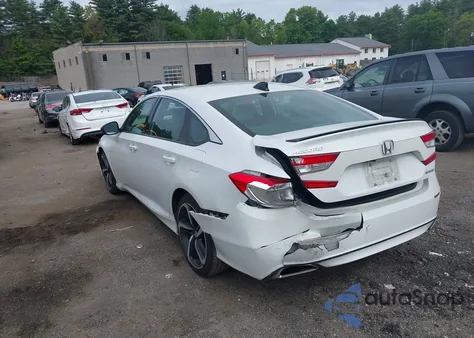 2021 Honda Accord Sport из США, поврежденный, VIN 1HGCV1F37MA060719